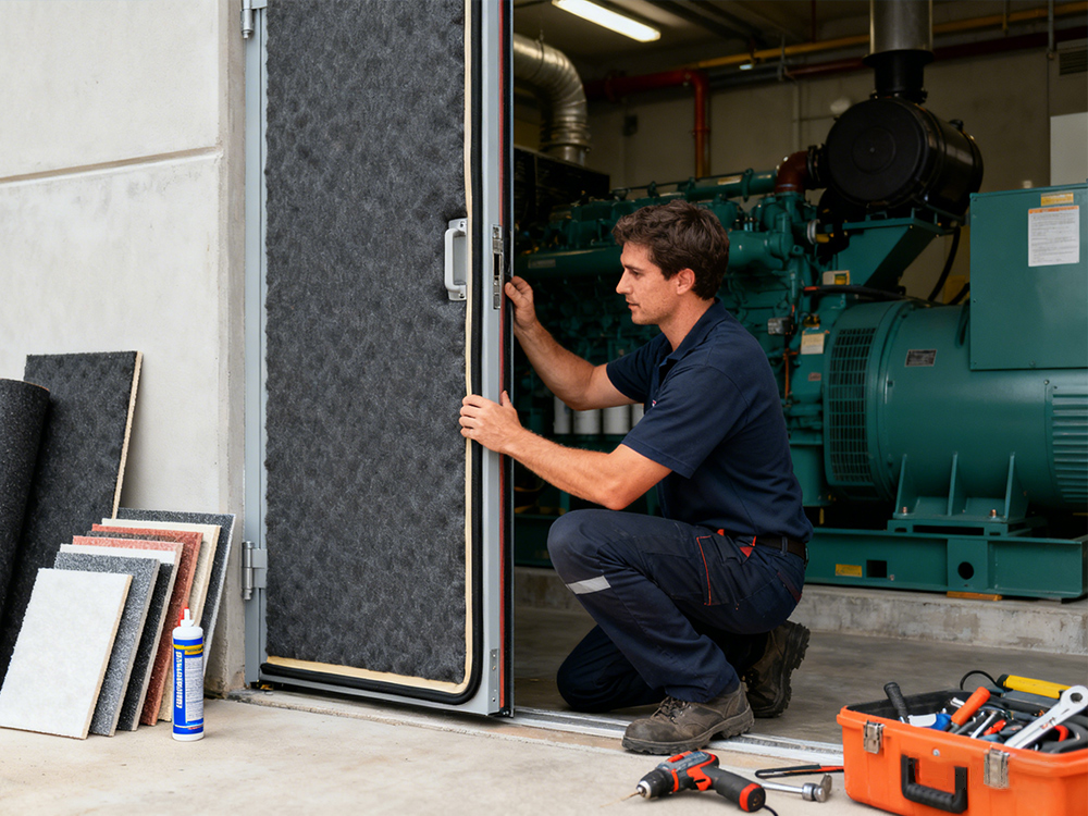 How to make a generator room soundproof?